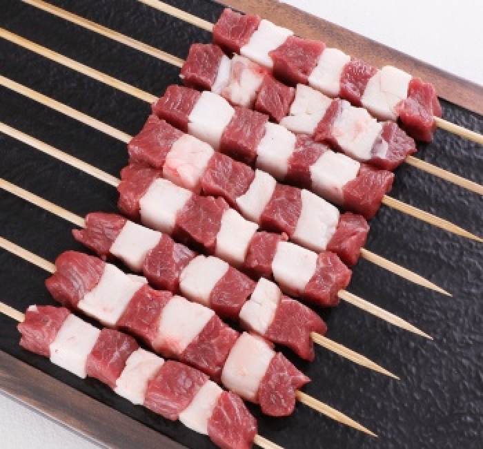 调味羊肉串